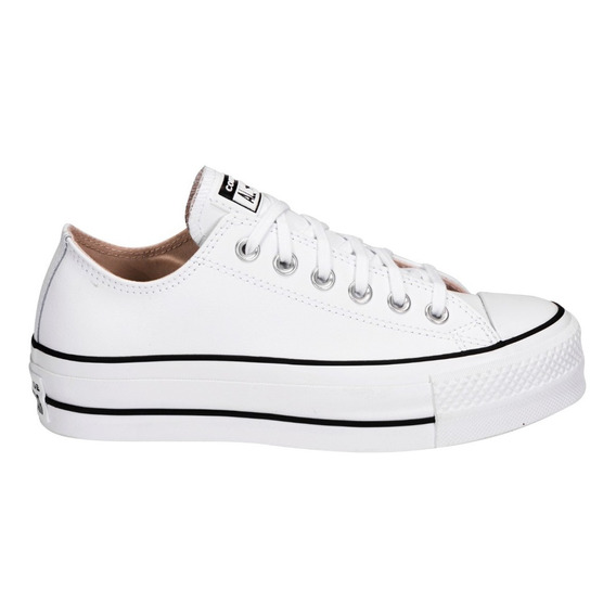 Tenis Converse All Star Chuck Taylor Lift Clean Blanco Mujer