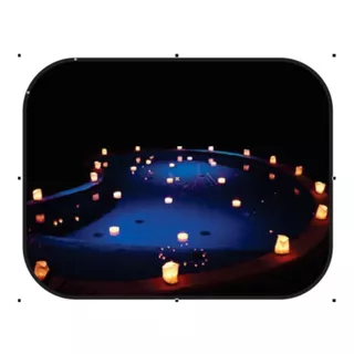 Kit 3 Velas Luminária Flutuante Decoração Casamento Piscina