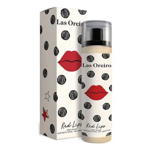 Body Splash Las Oreiro Red Lips 100 Ml Mujer