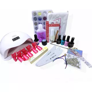 Kit Para Uñas Permanente + Glitter 