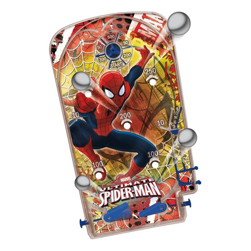 Juego De Mesa Flipper Spiderman Avengers St Disney