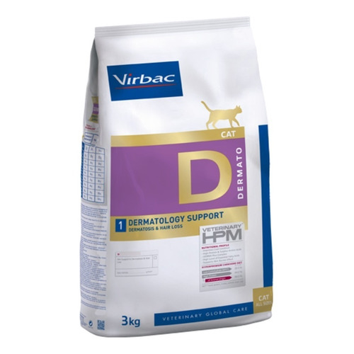 Hpm Virbac Cat Dermatology Support 3kg