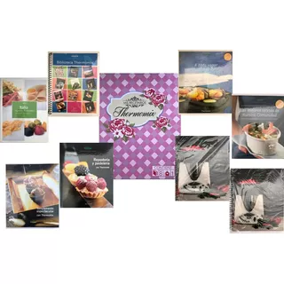 Paquete Colección 8 Libros De Cocina / Recetarios Thermomix