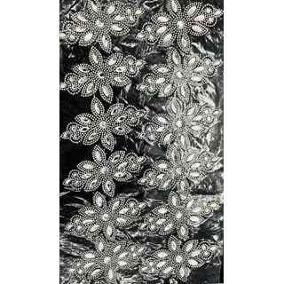 Aplique Strass Hotfix Deco Hombrera Rombo Flor, 12 Unidades