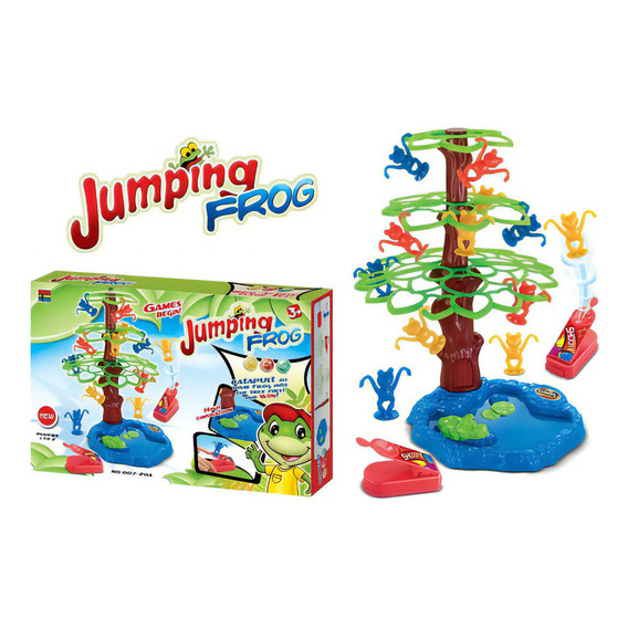 Juego De Mesa Jumping Frogs Ranas Saltarinas Giantoys