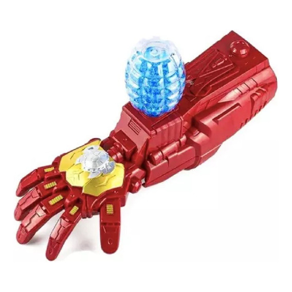 Guante De Iron Man Lanzador De Hidrogel Juguete Para Niños