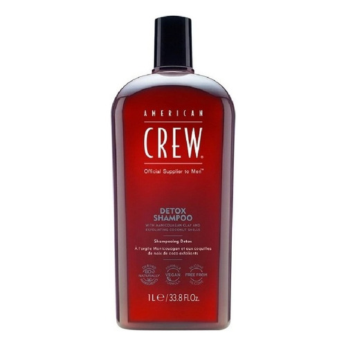 Shampoo Detox American Crew Limpieza Exfoliante 1000ml