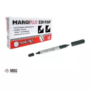 Marcador Micro Margi Plus 220  Fino/ Ultrafino Negro