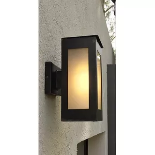 Farol Exterior Moderno Aplique Pared Hierro Iluminacion Led