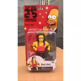 Figura Neca Bret Hart Simpsons 25 Aniversario 