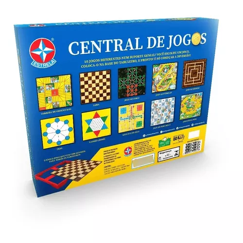 Jogo de tabuleiro para família kit com 5 jogos em Promoção na