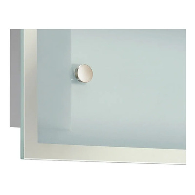 Aplique 1 Luz Difusor Pared Vidrio Espejo Apto Led Moderno Espejo