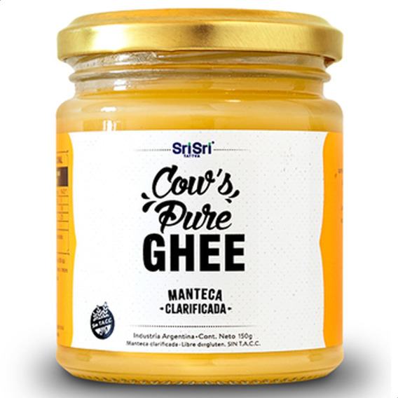 Ghee Manteca Clarificada Cows Pure Sri Sri 150 G Sin Tacc