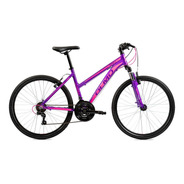 Mountain Bike Femenina Olmo Wish 265 18  21v Frenos V-brakes Cambios Shimano Tourney Ty300 Y Shimano Tz-31 Color Violeta/fucsia  