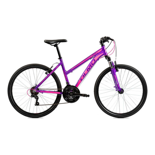 Mountain bike femenina Olmo Wish 265 18" 21v frenos v-brakes cambios Shimano Tourney TY300 y Shimano TZ-31 color violeta/fucsia  