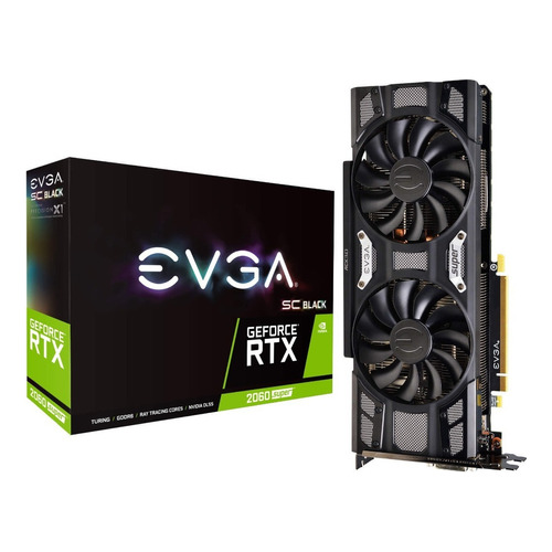 Placa de video Nvidia Evga  SC Gaming GeForce RTX 20 Series RTX 2060 SUPER 08G-P4-3062-KR 8GB