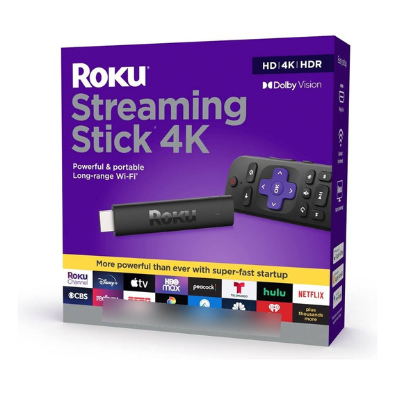 Roku Streaming Stick 4k Con Control Remoto De Voz