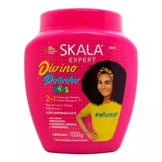 Skala Divino Potinho Kids Máscara Antifrizz X 1kg - Vegana