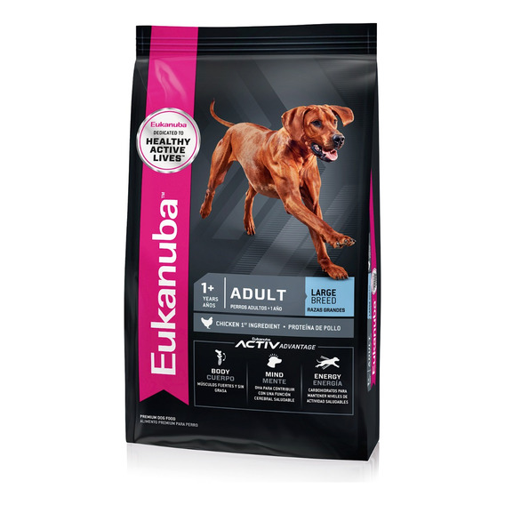 Alimento Eukanuba Perro Adulto De Raza Grande Mix Bolsa 15kg