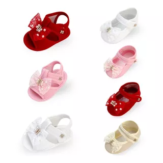 Sapatilha / Sandália De Bebê Kit 7 Pares Tênis Menina