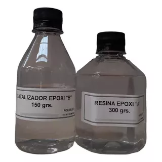 Vidrio Liquido Resina Cristal Epoxi X 450 Gramos