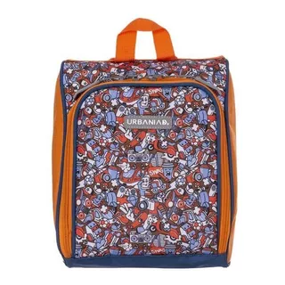 Lonchera Urbania Infantil Escola Ur82606lb Asa Tipo Backpack Color Azul Estampado