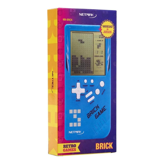 Consola De Juegos Retro Gamer Netmak Brick