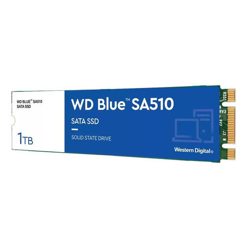 Disco Solido Interno Ssd Wd Blue 1 Tb M2 2280 Sata Sa510 1tb