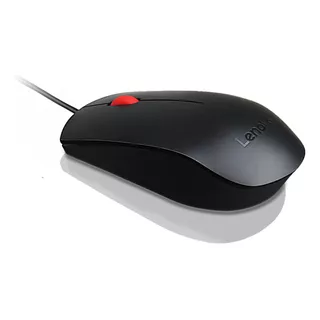 Mouse Óptico Lenovo, 1600 Dpi, Usb, Preto - Essential