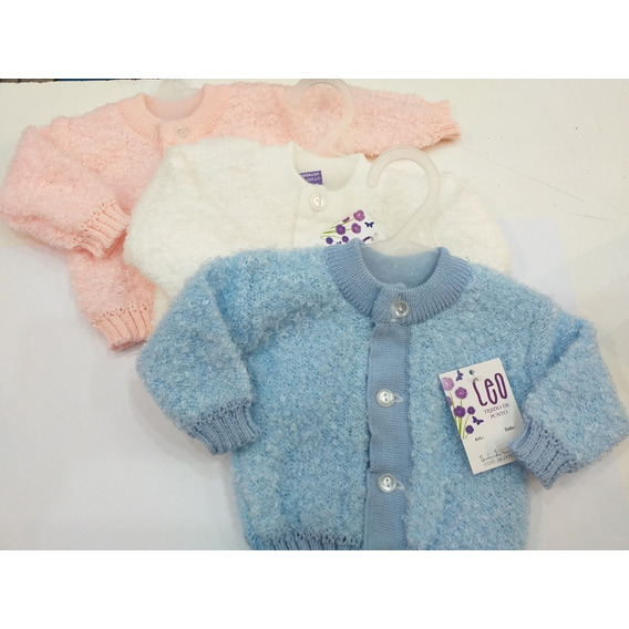 Saquito De Bucle Para Bebe Ceo Art541 T. 0 Al 4. Casa Tutim