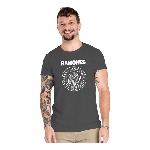 Polera Ramones Punk Algodón Orgánico Mus71