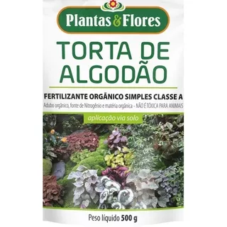 Fertilizante Plantas&flores Torta De Algodão 500g - Bonigo