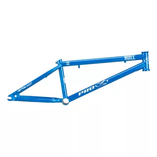 Quadro Bmx Aro 20   Pro-x Bull Profissional Centro Mid Azul