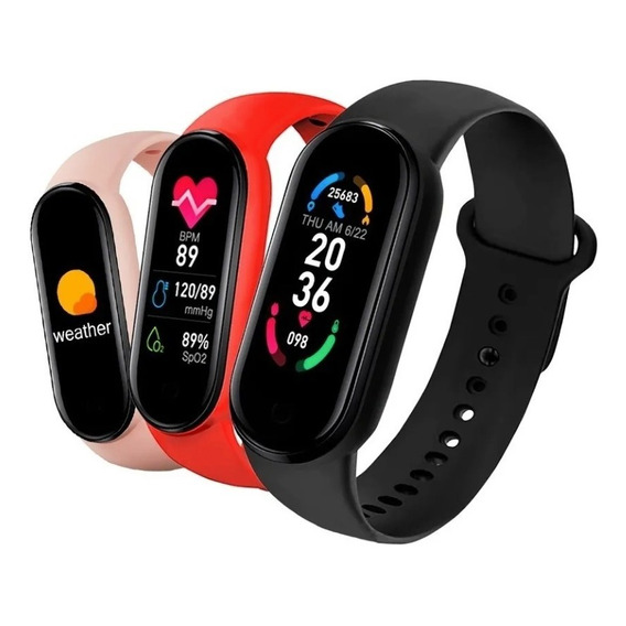 Reloj Pulsera Smart Band M6 Inteligente Multideportes Cardio