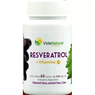 Resveratrol Antioxidante+vitamina C Rejuvenece -vida Natural