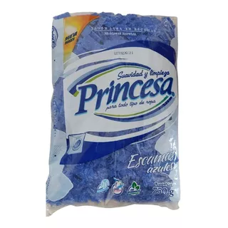 1 Bolsa De Jabón Escamas Azules Princesa 750g  Yucateco