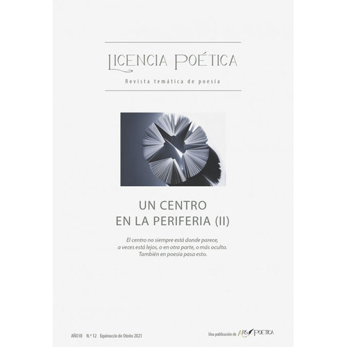 Centro En La Periferia, De Aa. Vv.. Editorial Ars Poetica, Tapa Blanda En Español