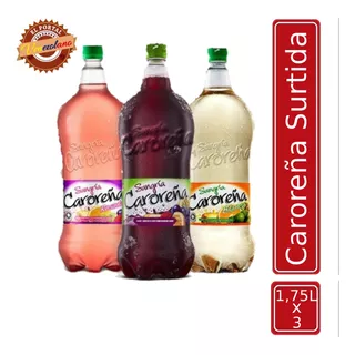 Sangria Caroreña Surtidas  X 3 - mL a $30