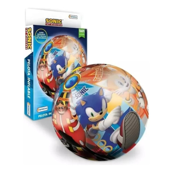 Pelota Inflable Tapimovil Spidey Paw Patrol Sonic Infantil