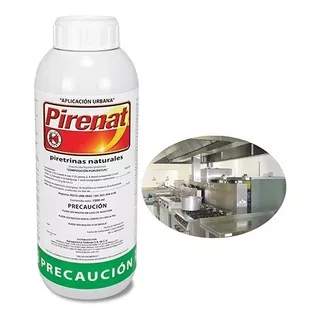 Pirenat 1 Lt Piretrinas Naturales Insecticida Hormigas Tijerillas  Moscas  Mosquitos  Cucarachas  Arañas Grillos