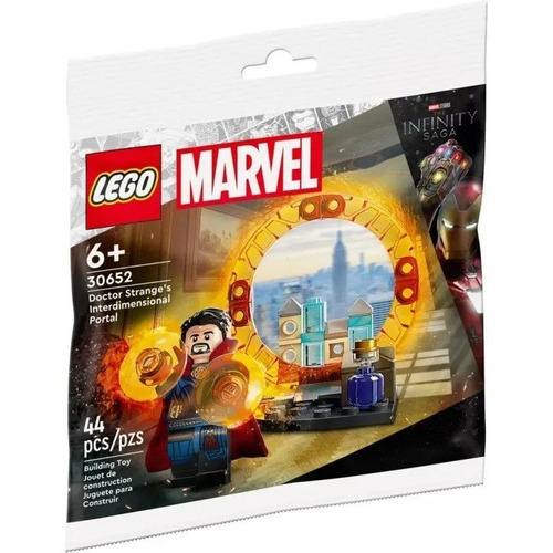 Lego Marvel Portal Interdimensional De Doctor Strange 30652 Cantidad De Piezas 44