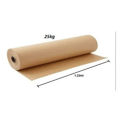 Papel Kraft 122cm X 210m De 120gr  (ordenar De 1 En 1) 25kg