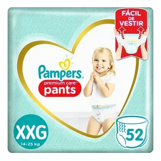 Pañales Pampers Premium Care Pants Xxg X 52un