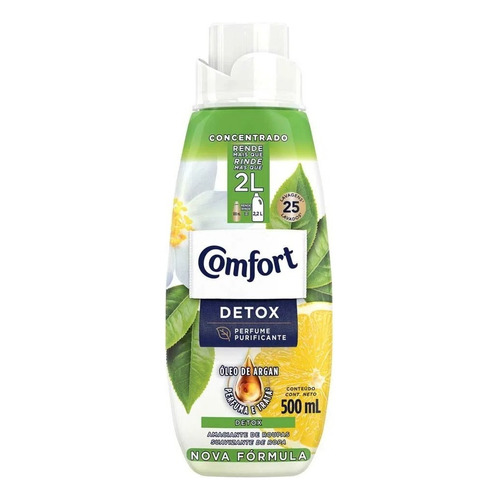 Suavizante Para Ropa Concentrado Detox Comfort 500 Ml