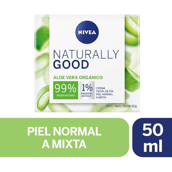 Nivea Naturally Good Crema Facial Aloe Vera 50ml