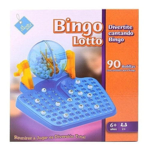 Bingo Lotto Con Bolillero Juego De Mesa El Duende Azul