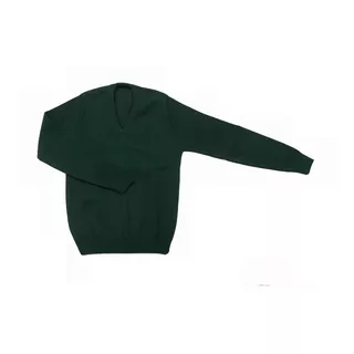 Sweater Sueter Niño Niña Colegial Azul Verde Scote T6 A 16