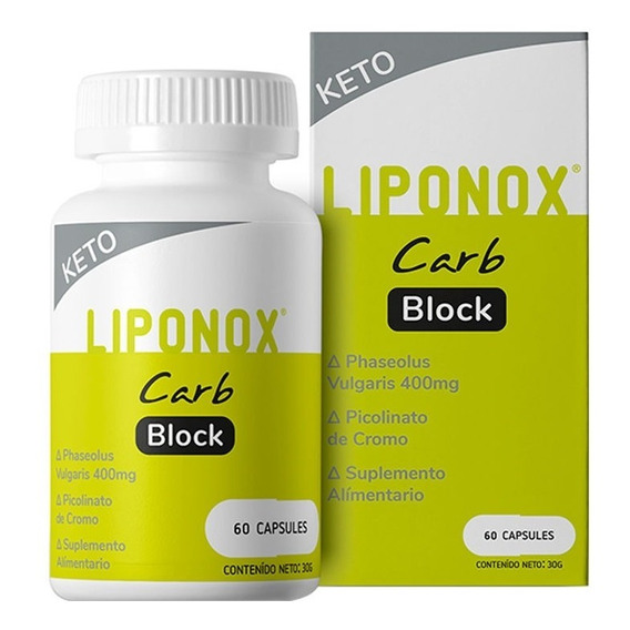 Bloqueador De Carbohidratos Liponox Carb Block Envio Gratis