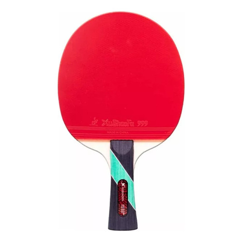 Paleta Ping Pong Tenis De Mesa Xushaofa Pro Con Estuche 6008 Color Rojo 6008 Tipo de mango Clásico