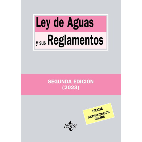 Ley De Aguas Y Sus Reglamentos, De Editorial Tecnos. Editorial Tecnos, Tapa Blanda En Español